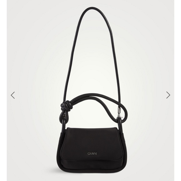 Ganni Knot Flap Shoulder Bag - Picture 2 of 4